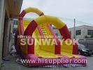 Rent largest Commercial Inflatable Slide With Jumping Bouncers CE Approved
