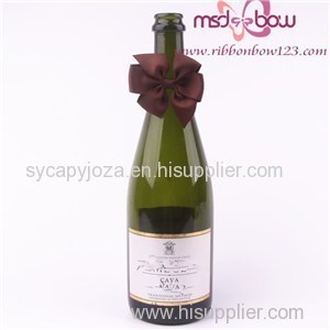 Grosgrain Ribbon Bows For Wine Bottle For Sales