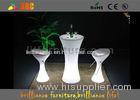 Outdoor / Indoor illuminated LED Cocktail Table Built-in rechargeable battery