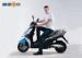 Powerful Max Speed 50km Electric Moped Scooter Double LED Headlight CST Tubeless