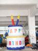 Custom Attractive Birthday Cake Holiday Inflatables decorations For Party