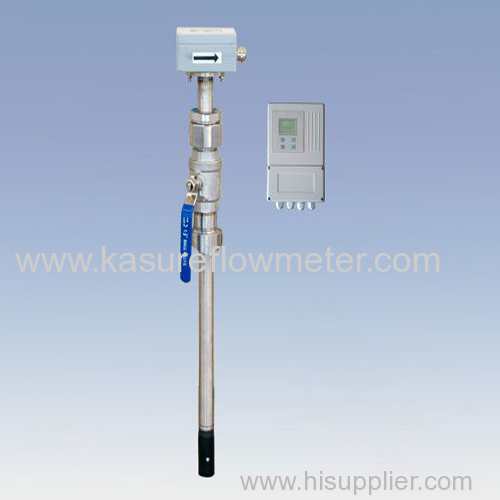 insertion type electromagnetic flow meter remote display welding connection