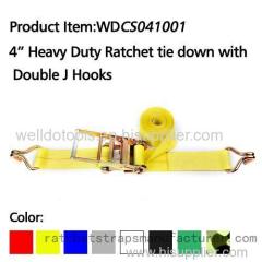 WDCS041001 4 20000lbs heavy duty ratchet straps