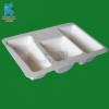 Biodegradable bagasse pulp disposable paper tray