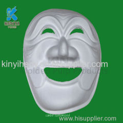 Delicate And Beautiful Fiber Molded Plup White Paper Masks
