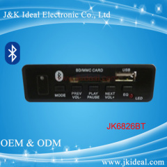 LCD Bluetooth usb recorder mp3 player fm radio kit for audio mixer