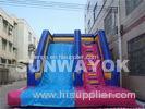 Newest Design Lane Commercial Inflatable Slide With Bouncers For Rent