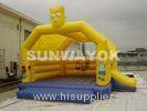 Safe Commercial ocean park Inflatable bounceing house slide combo For Kids