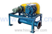 High efficiency rotary feeder for conveying