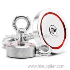 Super Strong Round Base Neodymium Lifting POT Magnets