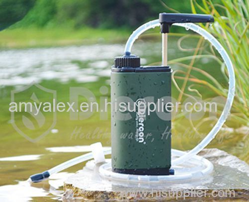 Diercon tactical water filter outdoor camping drinking water personal water filter