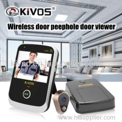 Digital peephole door wireless viewer wireless video doorbell 3.5 inch LCD