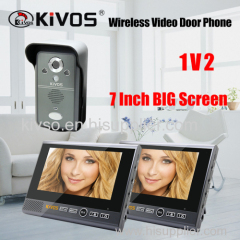 Kivos popular market 7" inch Color Remote Control Door Bell Wireless video door phone