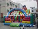 Customed large commercial Obstacle Course Inflatables With Bouncy Slide