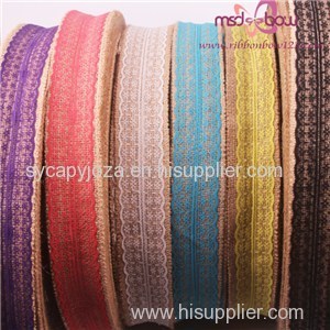 Natural Jute Burlap Hessian Ribbon