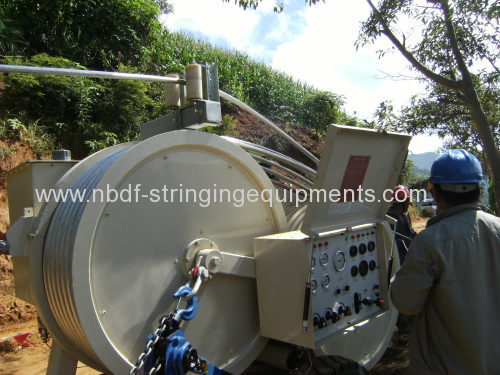 Conductor Puller Tensioner for re-conductoring work in maintenance of transmission line