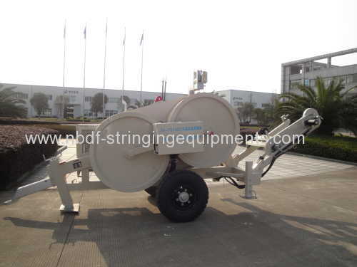 Conductor Puller Tensioner for re-conductoring work in maintenance of transmission line