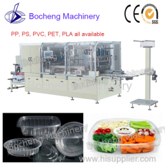 Full Automatic Plastic Positioning Forming Machine with stacking Function