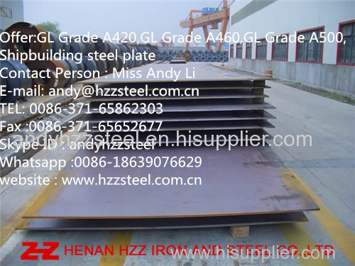 GL Grade A420/D420/E420/F420 Shipbuilding Steel Plate