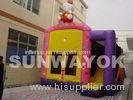 7M x 5M x 3.5M Colouful Inflatable Combo Bouncers With bounce house