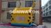 Yellow Giraffe Commercial Inflatable Bouncers With waterproof 0.55 mm PVC