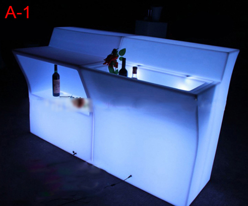 Large Luminous Bar Counter