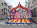Neutron Cartoon Theme Commercial Inflatable Garden Slide For Children