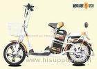 Colorful Official Electric Moped Scooter Double Seat Front Rear Drum Brake