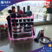 Custom fashionable colorful rotating acrylic lipstick display rack