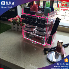 Lipstick holder 16 grids rotating acrylic lipstick display rack