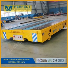 Supply material handling equipment of battery powered rail transfer car