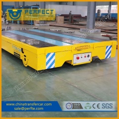 Supply material handling equipment of battery powered rail transfer car