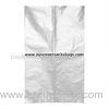 Waterproof Industrial Aluminum Foil Pouches / Silver Aluminum Foil Packaging Bags with Zipper