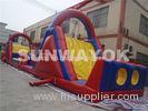 Durable 0.55 mm PVC waterproof obstacle course bounce house For Playground