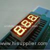 Three Digit Mini 7 Segment LED Display Multiplexing For Indicator Yellow