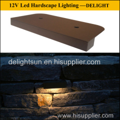 led rail lighting led outdoor paver wall lighting 12V low voltage led landscape lighting led entryway light and accent