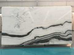 Natural Panda White Marble Slab Tile