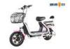 Soft Seated Electric Scooter Motorcycle With Saddle Front Disk Brake