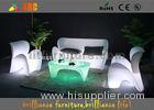 Remote Control Glowing led double coffee table / LED Bar Tables for lounge
