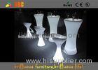 Glowing light PE LED Cocktail Table Remote Control In GRB / Blue Lighting