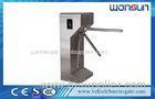 Three Rollers Turnstile Barrier Gate Semi-automatic With Access Controller