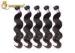 OEM / ODM Malaysian Double Drawn Human Hair Extensions Raw Unprocessed Virgin Hair