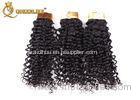 Queenlike Loose Wave / Spring Curl European Human Hair Extensions Deep Wave