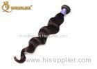 Natural Black Goddess Mongolian Hair Extensions Loose Wave Human Hair