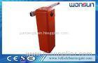 Red Intelligent Automatic Road Boom Barrier Gate With Limit Switch