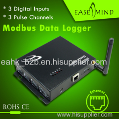 Modbus data collector with temperature