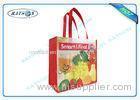 Handle Red 100% Virgin Polypropylene PP Non Woven Shopping Bag Silkscreen Printing