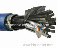 450/750V PVC insulated copper wire braiding shielded steel wire armoured instrument cable