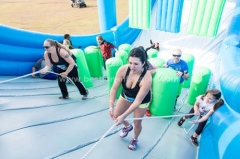 Insane Inflatable 5K Crash Course Obstacles