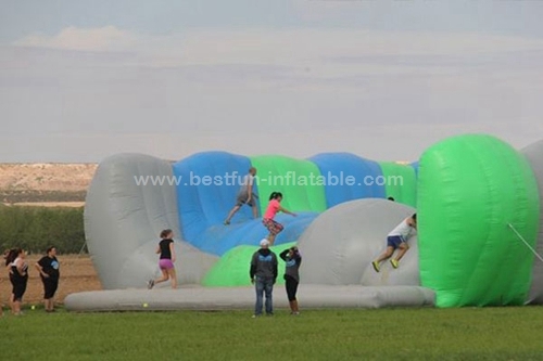 Insane Inflatable Jump Around Obstacle Course